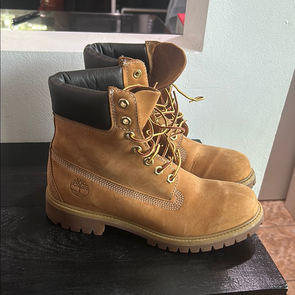 Timberland Men's Tan Leather Boots